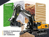 2.4G Remote Control Excavator Alloy Excavator Model Engineering Car Remote Control Car Boy Girl V1102-HEWJ-001