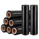 500mm x 400m Stretch Film Pallet Shrink Wrap 8 Rolls Package Use Plastic Black SF-50X400-4-BKX2