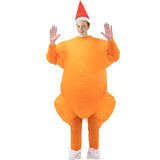 Thanksgiving Turkey Cartoon Costumes Air Model Inflatable Costume Funny Dress Up Props Halloween V1263-JX-7929