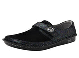 ALEGRIA Brenna Womens Comfort Strap Shoes Loafer Sneaker Walking - Moon Shadow V563-BRE-276-37
