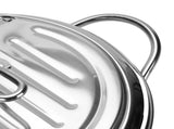 304 Stainless Steel Deep Fryer Pot Temperature Control Multifunctional Oil Saving Thickened with Lid V1294-YM0901-3118250006312