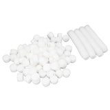 100 Set Hydroponic Grow Baskets Sponges Circular Planting Baskets Plant Growth Sponges White V1294-YM0703-3111230094812