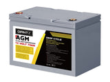 Giantz AGM Deep Cycle Battery 12V 75Ah Box Portable Solar Caravan Camping BATTERY-C-AGM-75