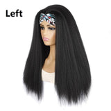 Turban Headband With Long Hair And Corn Beard Wig - Black PRL-7056214750DBT