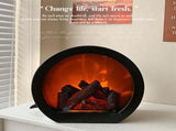 Fireplace Lantern Soft Light Energy Saving USB Rechargeable Simulation LED Flame Fireplace Lamp Home V1294-YM0626-3119230008011