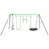 Lifespan Kids Lynx 4 Station Swing Set V420-PELYNX