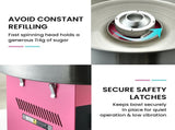 EUROCHEF 1000W Commercial Cotton Candy Machine Fairy Floss Maker V219-FODFLSEUCACM9
