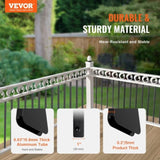 Staircase Metal Balusters, 32.28"x1"x0.2" Flat Aluminum Alloy Decorative Banister Spindles, 51 Pack V952-BPKLGZ51G322DLHBFV0