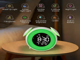 Children's alarm clock, educational day/night alarm clock with 15-color night light, snooze V1188-MS-313-0489