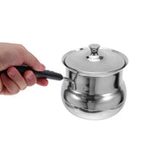Stainless Steel Hand Drip Coffee Pot with Side Handle for Home Brewing and Heating V1366-AZ2-W-18218