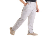 FR Pants for Men, 100% Cotton, Flame-Resistant Cargo Pants with Multi-Pockets and Elastic Waist, V952-HJZRKZCMHSMM3TPT8001V0