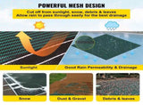 Pool Safety Cover Fits 20x40ft Rectangle Inground Safety Pool Cover Green Mesh with 4x8ft Center End V952-YYCM20X40JZYTYCG1V0