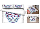 3Pcs/Set Distinctive Pattern Bedding Set Polyester Fiber Comfortable Quilt Cover Pillowcase V1294-YM0901-3117200097312