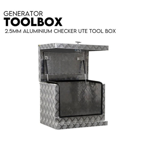 Aluminium Toolbox Ute Tool box Generator Trailer Truck Canopy 620x400x500 V379-GENTLBXG620002