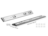 10 Pairs of 406.4mm Drawer Slides Side Mount Rails, Heavy Duty Full Extension Steel Track, V952-CZCJCTDG100LUDXKVV0
