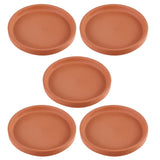 HOOWIFFY Chocolate Red Clay Flower Pot Tray for Indoor Outdoor Use 5Pcs V1189-WXFWAL-20260326-02674