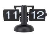 Flip Clock Large Number Battery Powered 304 Stainless Steel Tabletop Retro Flip Clock for Home V1294-YM0710-3115230112014