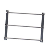 Towel Rack Bathroom Wall Mounted Stainless Steel Hanging Holder with Small Hooks 3 Poles V1294-YM0901-3112240065012