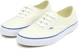 Vans Authentic Canvas Shoes Classic Skateboard Sneakers Casual - Off-White/White V563-VN0EE3WHT-WHT-US4