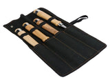 4pcs/set Wood Carving Chisel Flat Blade DIY Woodworking Hand Tool Chrome Vanadium Steel V1294-YM0901-3114200099211