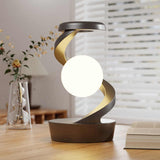 Grey 360&deg Rotating Floating Night Light 7-Color RGB Atmosphere Light USB Rechargeable for V888-ELOSUNG13563