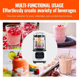 VEVOR Professional Blender with Shield, Commercial Countertop Blenders, 2L Jar Blender Combo, V952-TSSBJ20L1600WCAX2V3