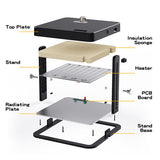 Chick Brooder Heating Plate Warmer Chicken Coop Brooding Heater Poultry Durable V201-BCJHDEGG0014