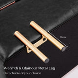 Storage Ottoman Stool Bench Seat 97cm PU Leather BLACK V274-FT-GQ104-BK