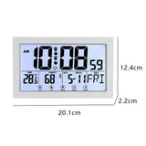Auto Set Digital Wall Clock Battery Operated,Desk Clocks with Temperature,Humidity Display Digital V1189-WXFWAL-20260319-01143