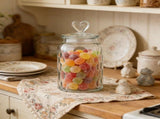 Glass Sealed Jar, Clear Food Storage Container, Kitchen Pantry Grain Tea Pickle Jar V1369-AZ3-W-10379