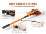 Pipe Tube Bender, 3/8" to 1" OD Manual Pipe Tube Bender with 7 Bending Dies, 180&deg Copper Aluminum V952-SDWGJCSGY7381K20RV0