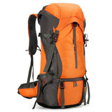 Cover 70L Hiking Backpack Water-resistant Climbing Camping Backpack Travel Daypack With Rain Cover V1369-AZ3-W-15832