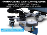 Auch FSH18 Floor Scrubber & Dryer, 490mm, Battery Powered, Walk Behind, Multi-purpose Commercial V219-SCBHNDACP18A