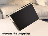 A4 Hanging Folders Set of 6 with Extendable Bottom Large Capacity Plastic Filing Folders with Tabs V1258-DP02-BOL-771