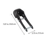 2Pcs Universal Black Inline Skate Brake Pads Durable Roller Skate Replacement Kit V1366-AZ2-W-28440
