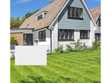 4Pcs Blank Yard Signs with H Stakes - 4pcs V1263-JX-918