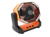 Camping Fan with Light Portable Collapsible 8000 MAh USB Rechargeable Battery Powered Tent Fan for V1294-YM0901-3113240120711