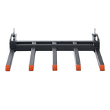 Clamp on Debris Forks to 1200 mm Bucket, 1200 kg Capacity Heavy Duty Clamp on Pallet Forks V952-NYCDCC480000YRZ31V0