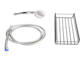 High Pressure Shower Head with Handheld Hose Shelf Switch Filter Nozzle Wall Mounted Pressure V1294-YM0901-3112240051711