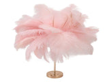 Feather Table Lamp 3 Color Dimmable Touch Switch USB Plug in Romantic Modern Decorative Bedside V1294-YM0521-3119230059413