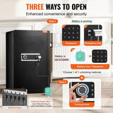 VEVOR Single Door 4.0 cu.ft Safe Box with Key Lock & Password, Safe Lock Box with Fireproof Bag, Key V952-DMBXXLS452CUYI3X5V9