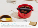 Grindenstin Sturdy, Compact, Modern Space-Saving Espresso Coffee Grind Knock Box - Black V1258-DP02-C-661