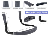 Black Hands-Free USB Rechargeable Neck Light 3 Colour Modes Flexible LED Book Lamp for Night V888-ELOSUNG40893