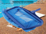 Lightweight Leaf Skimmer Fine Mesh Net Deep Bag Swimming Pool Pond Tub Effectvie Cleaning Tool V1294-YM0901-JY09990