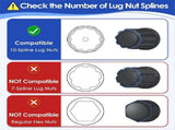 10 Spline Nut Key,for Bimecc 10-Spline Nuts and Bolts for Removal Aftermarket Locking V1369-AZ3-W-08477