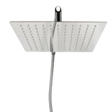 G1/2 Thread 25cm Wall Mounted Shower Stainless Steel Bathroom Rainfall Shower AccessoriesShower V1294-YM0901-3112200111012