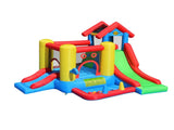 Happy Hop 7-in-1 Inflatable Bounce Jumping Castle Playhouse with Slide IMPH01