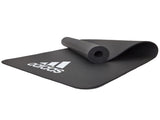 Adidas Fitness Mat 7mm Exercise Training Floor Gym Yoga Judo Pilates - Grey V563-ADMT-11014GR