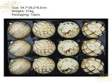 12-Piece Dopamine Christmas Ball Gift Set 8cm polystyrene, shatterproof and durable, V1232-DBAZSQ-SD-002