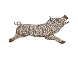 Jolly Pig Metal Wall Art 49cm V637-71614PIG